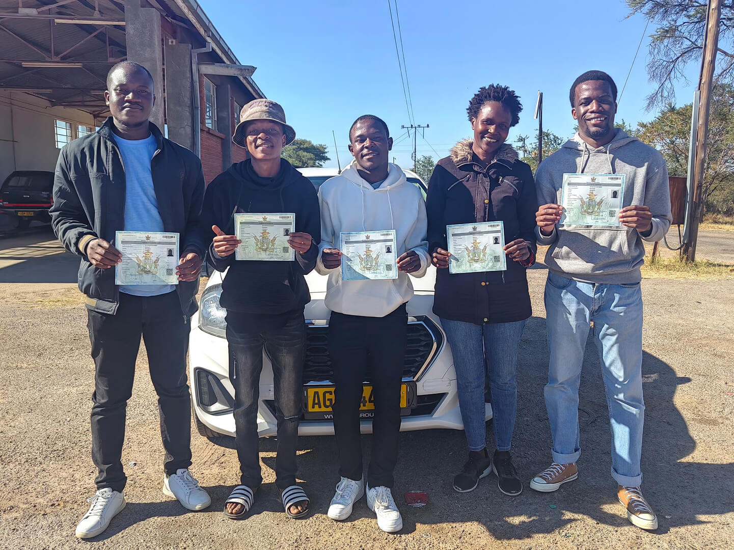 A Plus learner with certificate at pass day